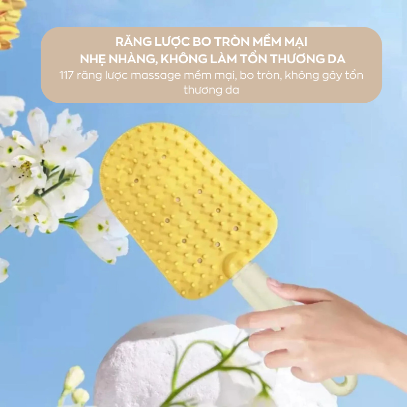 Lược massage kem cho thú cưng