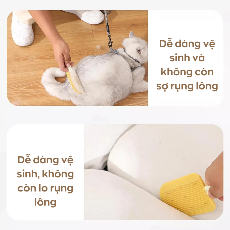 Lược massage kem cho thú cưng