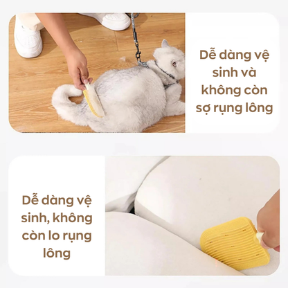 Lược massage kem cho thú cưng