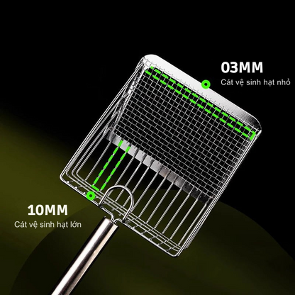 Xẻng Xúc Cát Vệ Sinh Kim Loại Cao Cấp – Bền & Dễ Dùng