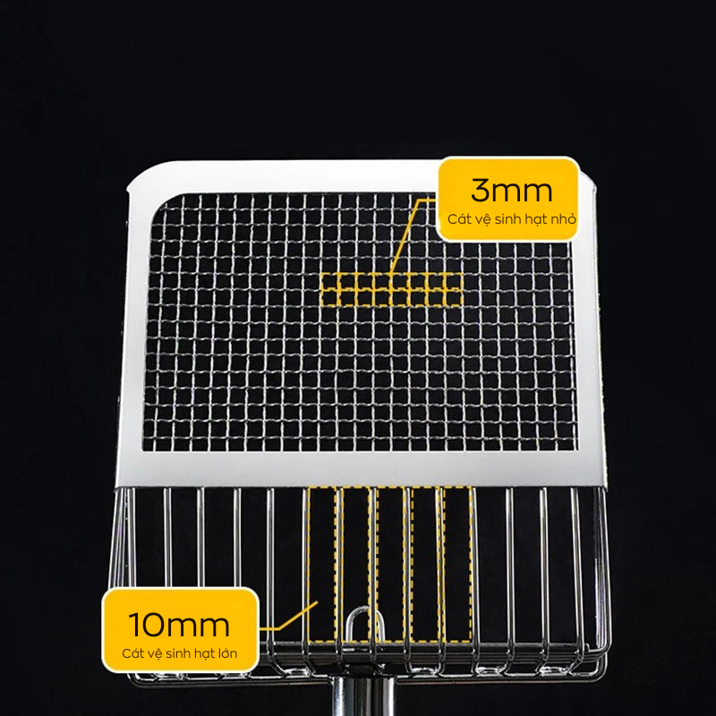 Xẻng Xúc Cát Vệ Sinh Kim Loại Cao Cấp – Bền & Dễ Dùng