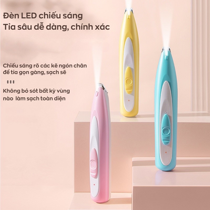 Tông Đơ Tỉa Lông Bàn Chân Cho Mèo – Êm Ái, Hiệu Quả