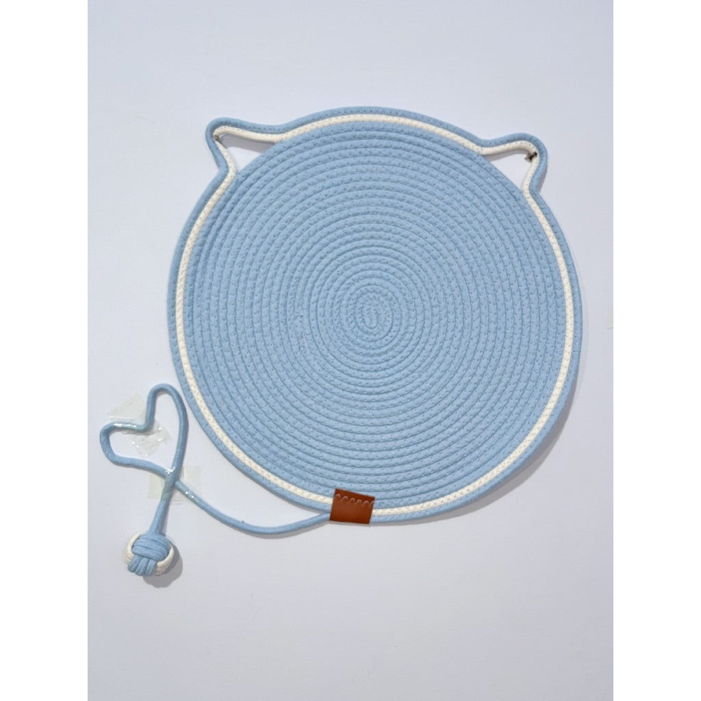 Thảm Nằm Cotton Cho Mèo – Kèm Bóng Đồ Chơi & Bề Mặt Cào Móng