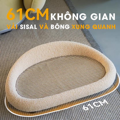Giường ngủ & Thảm cào móng 2 trong 1 cho mèo