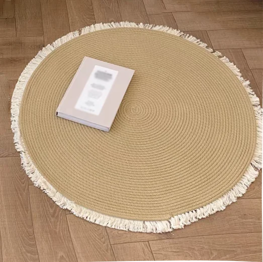 Thảm Đan Thủ Công Bằng Sợi Đay Thiên Nhiên