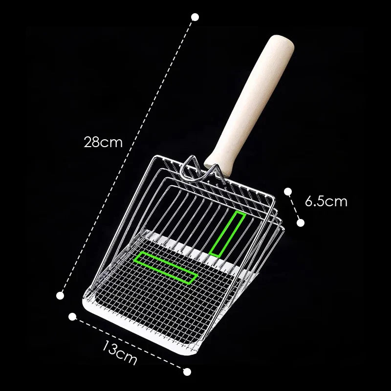 Xẻng Xúc Cát Vệ Sinh Kim Loại Cao Cấp – Bền & Dễ Dùng