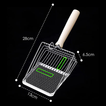 Xẻng Xúc Cát Vệ Sinh Kim Loại Cao Cấp – Bền & Dễ Dùng