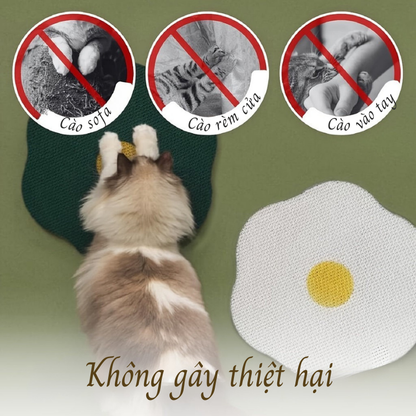 Tấm Cào Móng Cho Mèo Hình Bông Hoa – Bền, Thân Thiện Môi Trường