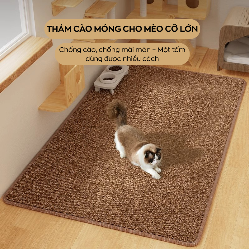 Thảm Cào Móng Bằng Sợi Đay Tự Nhiên – Bảo Vệ Nội Thất