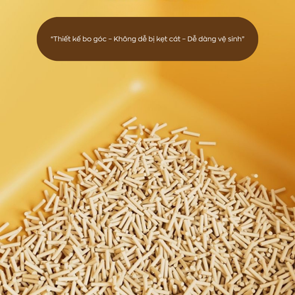 Thùng Cát Vệ Sinh Cho Mèo – Thiết Kế Sang Xịn, Tiện Lợi