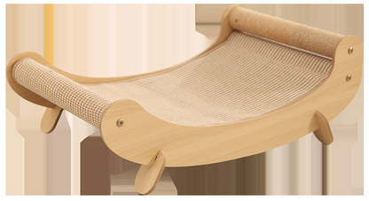 Giường Gỗ Cho Mèo Đa Năng – Chắc Chắn, Bền Bỉ