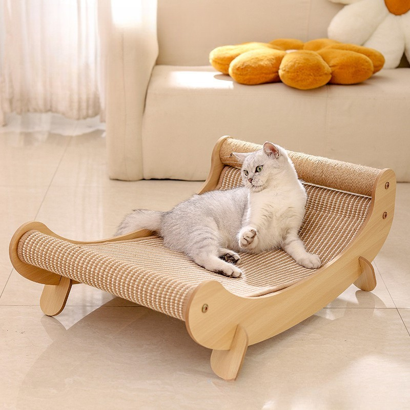 Giường Gỗ Cho Mèo Đa Năng – Chắc Chắn, Bền Bỉ