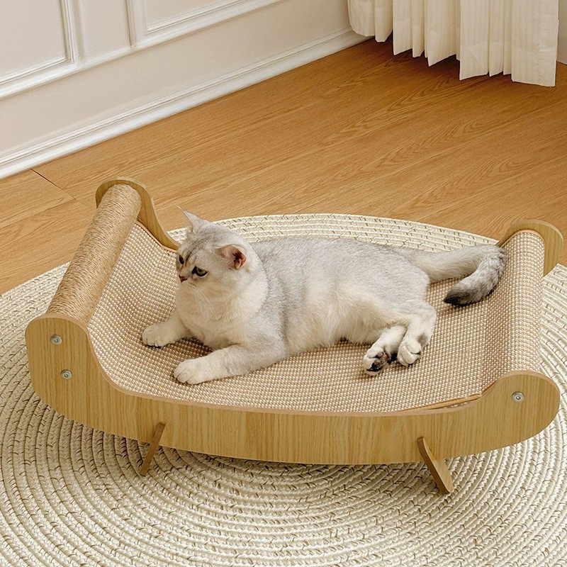 Giường Gỗ Cho Mèo Đa Năng – Chắc Chắn, Bền Bỉ