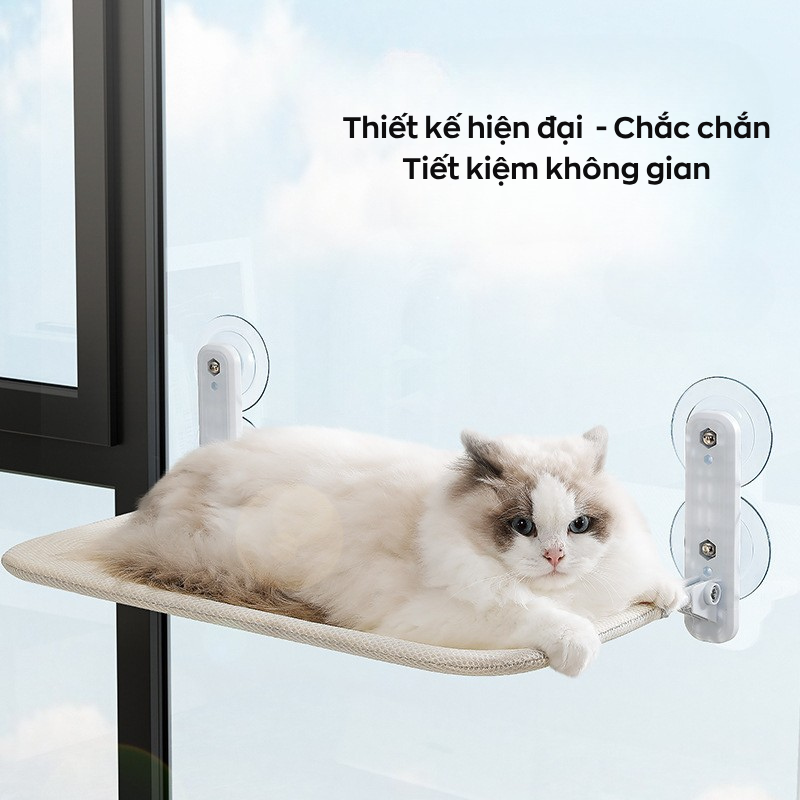 Giường Treo Cửa Sổ Cho Mèo – Không Gian Riêng Trên Cao