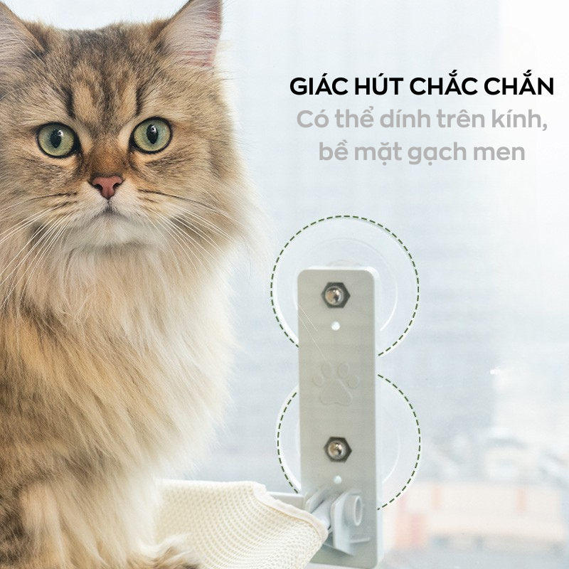 Giường Treo Cửa Sổ Cho Mèo – Không Gian Riêng Trên Cao