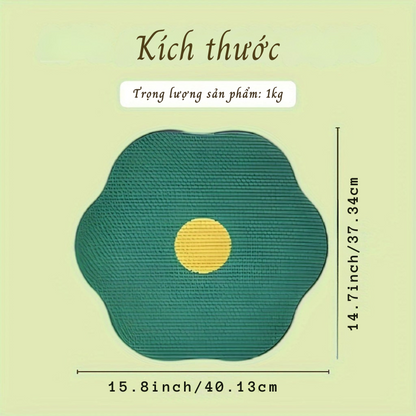 Tấm Cào Móng Cho Mèo Hình Bông Hoa – Bền, Thân Thiện Môi Trường