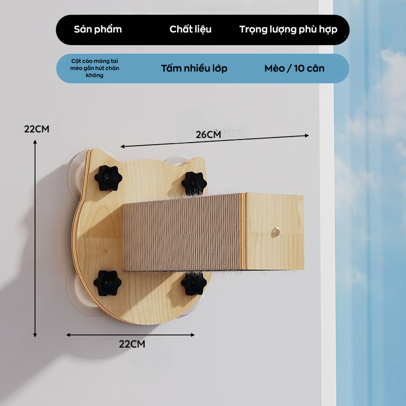 Bộ Khung Leo Treo Tường Cho Mèo - Tối Ưu Không Gian
