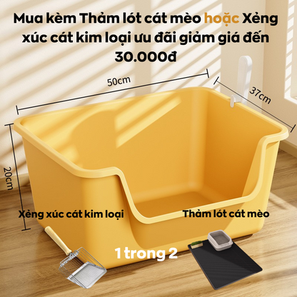 Thùng Cát Vệ Sinh Cho Mèo – Thiết Kế Sang Xịn, Tiện Lợi