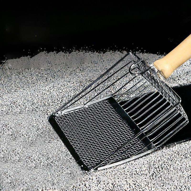 Xẻng Xúc Cát Vệ Sinh Kim Loại Cao Cấp – Bền & Dễ Dùng